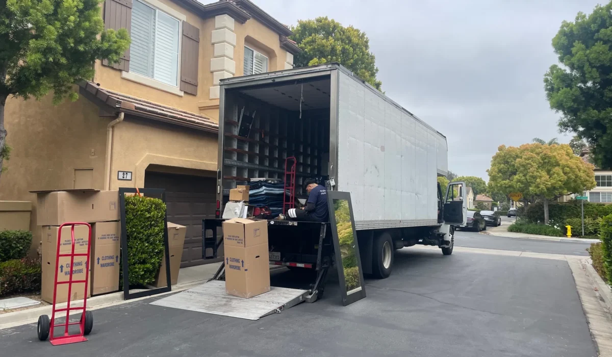 Moving help near me in Orange CA by Titan Relocation Moving Company